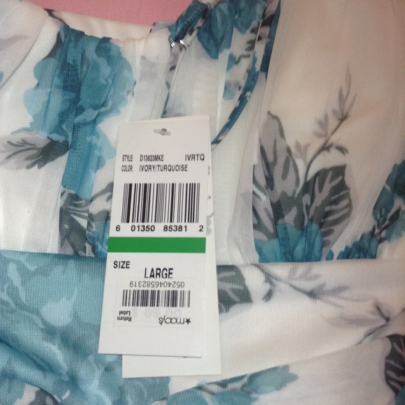 BLUE ROSE STRAP DRESS - Picture 5 of 5